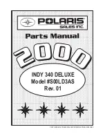 Polaris Indy 340 Deluxe 2000 Parts Manual preview