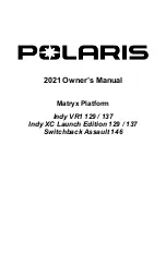 Preview for 3 page of Polaris MATRIX 650 INDY VR1 129 Owner'S Manual