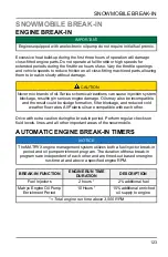 Preview for 125 page of Polaris MATRIX 650 INDY VR1 129 Owner'S Manual