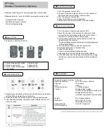 Preview for 3 page of Polaris PFT-28 Instruction Manual