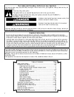 Preview for 2 page of Polaris PGC 34-100-2NV Installation Instructions And Use & Care Manual