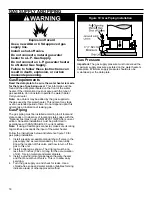 Preview for 18 page of Polaris PGC 34-100-2NV Installation Instructions And Use & Care Manual