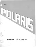 Polaris Playmate 1971 Shop Manual preview