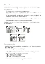 Preview for 12 page of Polaris PRE K 0715 Manual Instruction