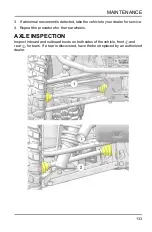 Preview for 135 page of Polaris PRO XD Owner'S Manual