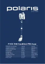 Polaris PVCS 7090 HandStick PRO Aqua Operation Manual preview