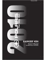 Preview for 1 page of Polaris Ranger 4X4 Owner'S Manual