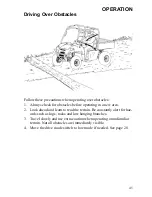 Предварительный просмотр 49 страницы Polaris Ranger EV 2011 Owner'S Manual