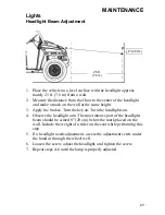 Предварительный просмотр 73 страницы Polaris Ranger EV 2011 Owner'S Manual