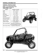 Preview for 10 page of Polaris Ranger RZR XP 900 2011 Service Manual