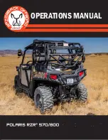 Preview for 1 page of Polaris RBO5140 Operation Manual