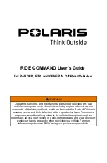 Предварительный просмотр 3 страницы Polaris RIDE COMMAND User Manual