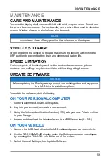 Предварительный просмотр 61 страницы Polaris RIDE COMMAND User Manual