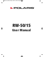 Preview for 1 page of Polaris RW-50/15 User Manual