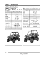 Предварительный просмотр 12 страницы Polaris RZR 800 2013 Manual