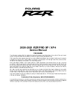 Предварительный просмотр 1 страницы Polaris RZR PRO XP 2020 Service Manual