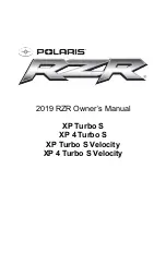 Preview for 3 page of Polaris RZR XP 4 TURBO S VELOCITY 2019 Owner'S Manual For Maintenance And Safety