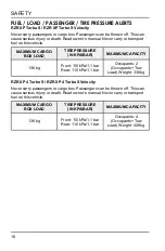 Preview for 20 page of Polaris RZR XP 4 TURBO S VELOCITY 2019 Owner'S Manual For Maintenance And Safety