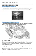 Preview for 44 page of Polaris RZR XP 4 TURBO S VELOCITY 2019 Owner'S Manual For Maintenance And Safety