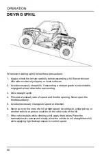 Preview for 92 page of Polaris RZR XP 4 TURBO S VELOCITY 2019 Owner'S Manual For Maintenance And Safety