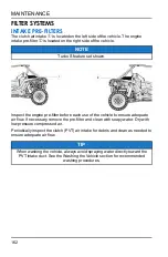 Preview for 164 page of Polaris RZR XP 4 TURBO S VELOCITY 2019 Owner'S Manual For Maintenance And Safety