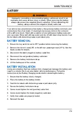 Preview for 181 page of Polaris RZR XP 4 TURBO S VELOCITY 2019 Owner'S Manual For Maintenance And Safety