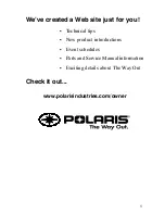 Preview for 4 page of Polaris Scrambler 500 4x4 Owner'S Manual