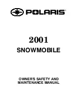 Polaris SNOWMOBILE 2001 Owner'S Safety And Maintenance Manual preview