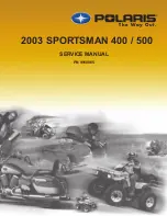 Предварительный просмотр 1 страницы Polaris SPORTSMAN 400 2003 Service Manual