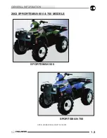 Предварительный просмотр 7 страницы Polaris SPORTSMAN 600 2003 Service Manual