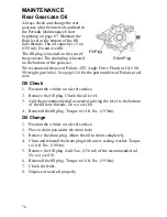 Preview for 82 page of Polaris Sportsman 800 Big Boss Owner'S Manual