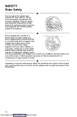 Preview for 15 page of Polaris Sportsman 850 2014 Owner'S Manual