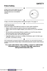 Preview for 16 page of Polaris Sportsman 850 2014 Owner'S Manual