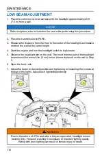 Preview for 118 page of Polaris Sportsman 850 2021 Owner'S Manual