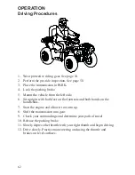 Preview for 64 page of Polaris Sportsman 850 Touring EPS Owner'S Manual