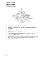 Preview for 63 page of Polaris Sportsman 9920364 Owner'S Manual