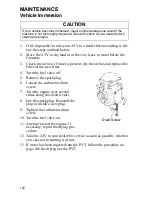 Предварительный просмотр 102 страницы Polaris Sportsman 9921161 Owner'S Manual
