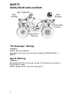 Предварительный просмотр 8 страницы Polaris Sportsman 9921335 Owner'S Manual