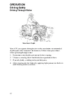 Предварительный просмотр 62 страницы Polaris Sportsman 9921335 Owner'S Manual