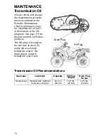 Предварительный просмотр 78 страницы Polaris Sportsman 9921335 Owner'S Manual