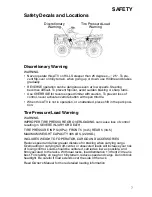 Preview for 7 page of Polaris Sportsman 9921477 Owner'S Manual