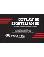 Polaris Sportsman 9921796 Owner'S Manual preview