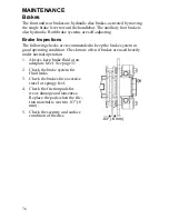 Preview for 79 page of Polaris Sportsman 9921818 Owner'S Manual