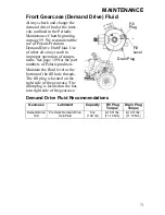 Preview for 74 page of Polaris Sportsman 9921822 Owner'S Manual