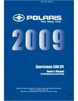 Предварительный просмотр 1 страницы Polaris Sportsman 9921828 Owner'S Manual