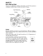 Предварительный просмотр 11 страницы Polaris Sportsman 9921828 Owner'S Manual