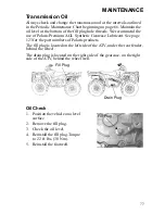 Предварительный просмотр 80 страницы Polaris Sportsman 9921828 Owner'S Manual