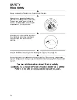 Предварительный просмотр 18 страницы Polaris Sportsman 9921837 Owner'S Manual