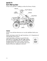 Preview for 19 page of Polaris Sportsman 9921848 Owner'S Manual