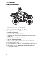 Предварительный просмотр 62 страницы Polaris Sportsman 9922051 Owner'S Manual